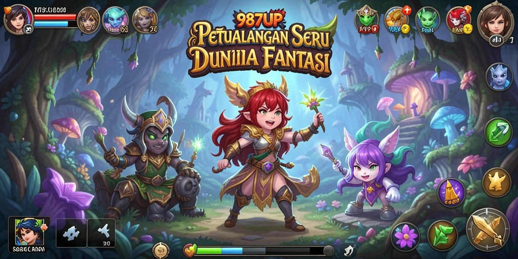 Tampilan gameplay 987UP yang seru dan mendebarkan.