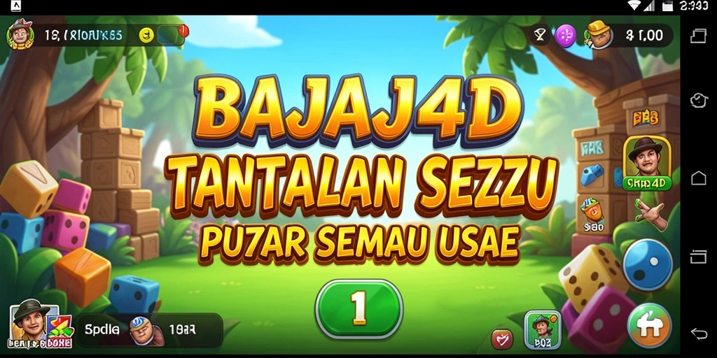 Tampilan menarik dari gameplay tantangan Puzzle di BAJAJ4D.