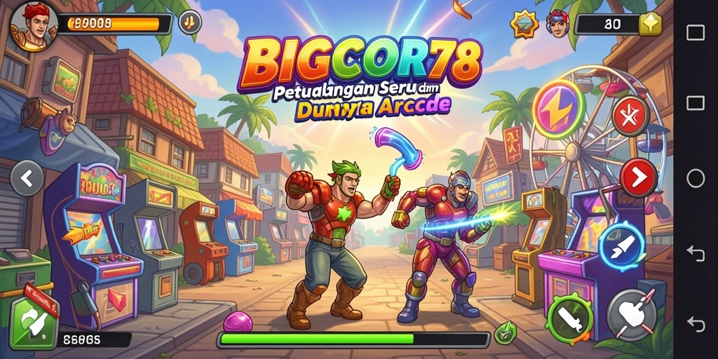 Gameplay seru dan tantangan mendebarkan di BIGCOR78.