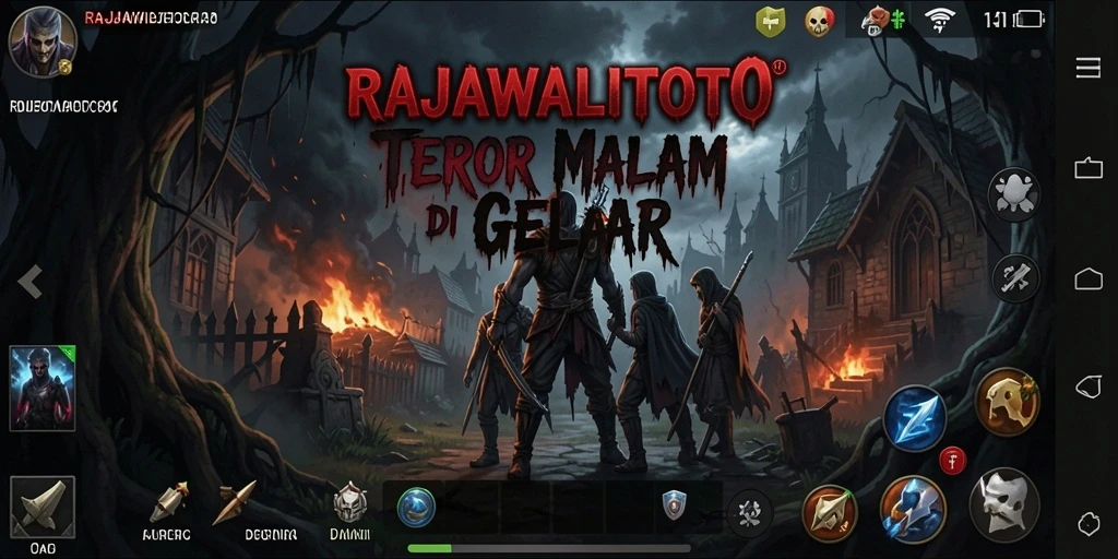 Tangkapan layar daring dari gameplay yang menyeramkan di RAJAWALITOTO.